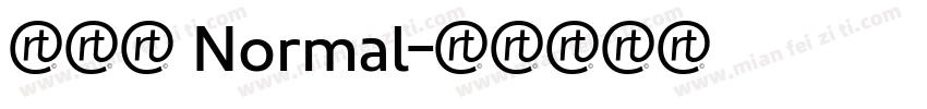 金畫字 Normal字体转换